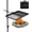 12"x17" Folded Grill & Griddle, variant on Swivel Campfire Grill Grate, Adjustable Stainless Steel Fire Pit Grill Grate Over Fire Pit, Open Fire Grill Rack with Carrying Bag for Outdoor Cooking Camping, Rectangle Silver