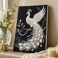 thumbnail image 5 of Black Background Pearl Diamond Painting Kit for Adults, DIY Special Shape Pearl Gem Art Kit, Peacock Dragon Tiger Deer Angel Wing Jellyfish Pattern, Rhinestone Canvas Wall Decor Craft Gift, 5 of 9
