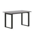 thumbnail image 2 of BizChair Commercial 48x30 Conference Table with 1" Thick Double Sided Laminate Table Top with PVC Edging and Heavy Duty U-Frame Steel Base, Gray Oak, 2 of 11