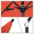 thumbnail image 3 of Pemberly Row Skye 9' Black Patio Umbrella in Olefin Sunset, 3 of 3
