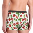thumbnail image 3 of Goofa Strawberry Printed Men's Boxer Briefs Underwear, Moisture-Wicking Underwear, Trunk,Soft and Breathable Cotton Underwear-XX-Large, 3 of 9