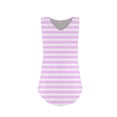 thumbnail image 4 of AherBiu Tank Tops for Women Striped Sleeveless V Neck Tunic Top Summer Casual High Low Hem Tanks Tshirts, 4 of 5