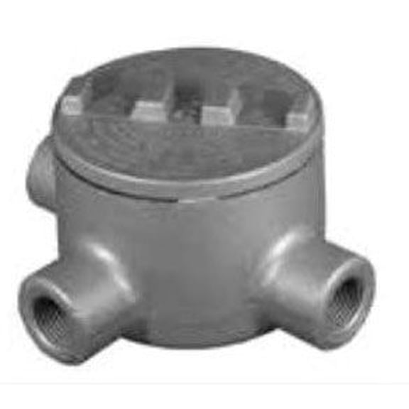 Oz-Gedney GUAT-150, 1-1/2"" Hub, Iron, Explosionproof Conduit Outlet Box, 1 pc