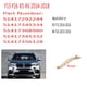 thumbnail image 2 of Scienceny Reemplazo para x5 F15 2014-2016 manija de tirador de puerta interior de coche empuñaduras derechas accesorios automotrices 51417292244 Ventana automotriz beige Scienceny VI1168-04B, 2 of 5