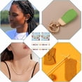 thumbnail image 6 of 24 Pcs Mother's Day Stitch Markers Flat Round with Word Mom Enamel Crochet Stitch Marker Charms Removable Clasps Locking Stitch Marker, 6 of 6
