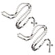 thumbnail image 2 of Hermosos Rosarios CatholicDivin04 2Pzas 30cm 5.3x3.1cm Cruz Cuentas 10mm Madera Blanco., 2 of 2
