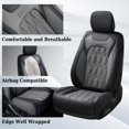 thumbnail image 3 of Fundas de Asiento Coverado para Ford F150 F250 F350 F450 Crew Cab Cuero Napa Juego Completo, 3 of 5
