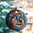 thumbnail image 2 of Xuniizn Nativity Ornaments, Acrylic Christmas Nativity Scene Ornaments - Christmas Tree Decorations for Home, Office, Xmas Tree, Hanging Ornament, Religious Gifts, Party Decor, Christmas Decorations, 2 of 6