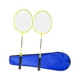 thumbnail image 1 of LOVIVER 2Pcs Badminton Rackets Set Badminton Shuttlecock for Couples Beginners Beach yellow, 1 of 8