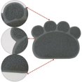 thumbnail image 3 of Patte de Chat Forme Pad Tapis de Table Chat Plat Bol Alimentation Nourriture PVC Tapis 30 * 40cm, 3 of 5