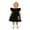 D158 Black, variant on Likimi Toddler Kids Girls Hallowmas Dress Crew Neck Flutter Sleeve Halloween Graphic Print For Party Comfort Dresses Size 18-24 Months