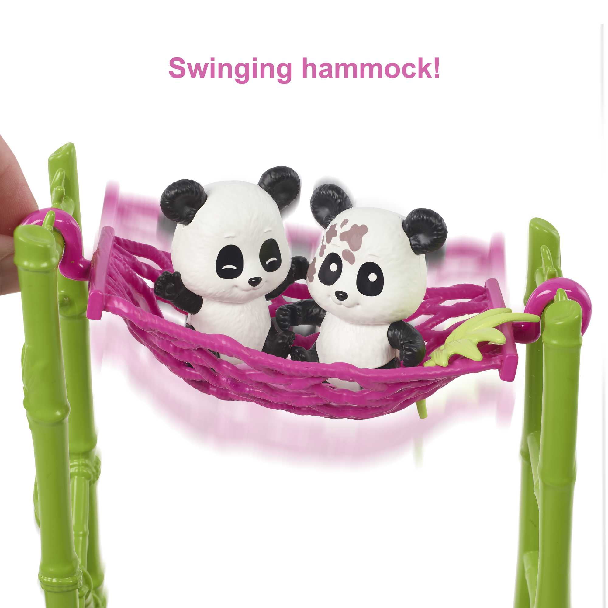 Barbie Panda Care and Rescue Playset with Doll, 2 Color-Change