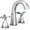Chrome, variant on Delta 357756-Mpu-Dst Stryke 1.2 GPM Widespread Bathroom Faucet - Black