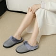 thumbnail image 6 of Northblanc Women's Fuzzy Memory Foam Slippers Fluffy Winter House Shoes Indoor and Outdoor, 6 of 8