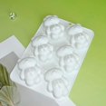 thumbnail image 4 of 6 Grids Silicone Bear Shape Mold for Muffins and Chocolates Mousse Cake Mould Nonstick Bakewares for Family Gatherings, 4 of 4
