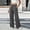 Gray, variant on Bnwani Pants for Women, Fashion straight-leg Daily Trousers with Pockets Elastic Waist