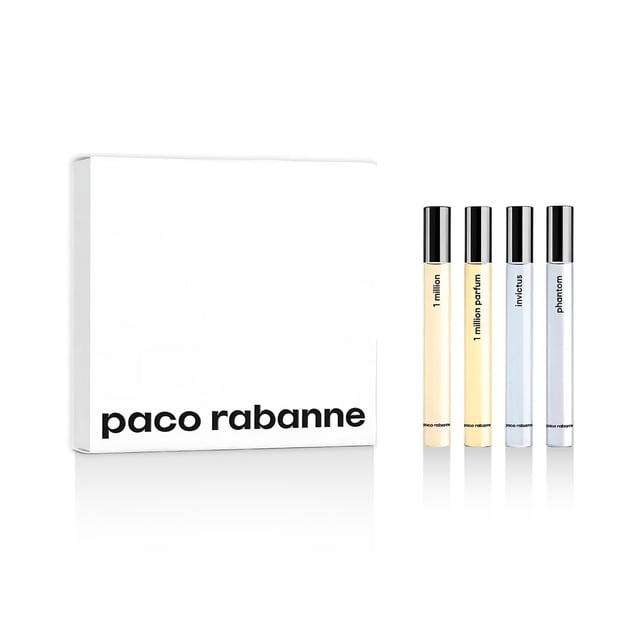 Set de perfume Paco Rabanne Discovery para hombre de 10 ml (Phantom, Invictus, 1 millón)