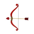 thumbnail image 2 of Nicky Bigs Novelties Deluxe Lightweight Red and Gold Mini Cupid Bow Set - Handheld Cupid Costume Accessories - Valentines Heart Arrow Prop, 2 of 9