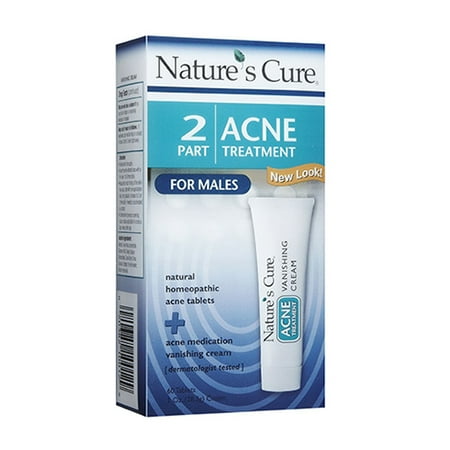 Natures Cure Two Part Mens Acne Treatment - 1 Month Supply, 2