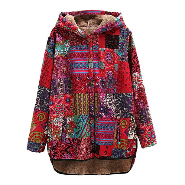 Sudadera con capucha estampada para mujer, moda informal holgada, además de abrigo de manga larga de terciopelo, Tops Fridja BV0+303