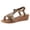 Coffee, variant on Modisza Sandals for Women Bohemia Summer Flower Sandal with Ankle Strap Comfortable Vacation Casual Walking Wedge Slide Shoes Blue 7.5