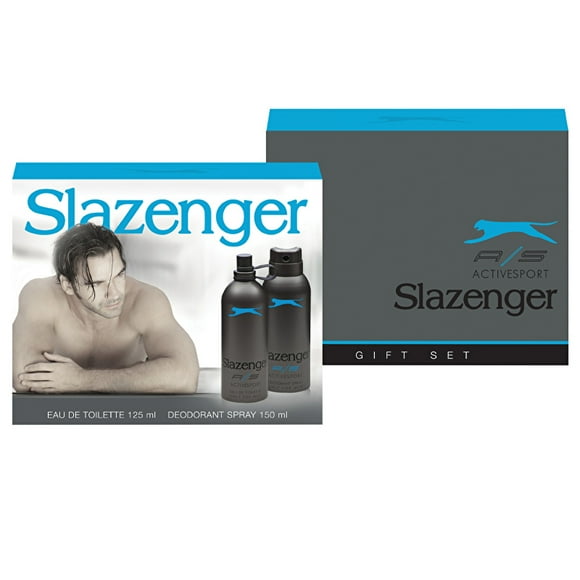 Slazenger ActiveSport Blue EDT Parfum pour Hommes 125 ml + Déodorant Vaporisateur 150 ml