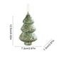 thumbnail image 3 of Bolas navideñas verdes flocadas | Juego de adornos navideños de espuma de 8 cm | Paquete de 6 adornos navideños para el hogar y fiestas, 3 of 5