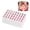 White, variant on Mini Mahjong Set 144 Tiles Portable Chinese Travel Game, Mah Jong for Beginners Family Party Gift