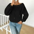 thumbnail image 6 of Holzkary Sweatshirts for Women Hoodies Off The Shoulder Sweatshirts Oversized Long Sleeve Boat Neck Sweatshirts Graphic Printed Pullover Top Comfy Fall Winter Outfits Clothes 2025 Fashion Black 3Xl, 6 of 9