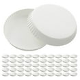 thumbnail image 1 of 100 tapas desechables para vasos de café, de papel, para bebidas, para viajes, hoteles, cafeterías, etc., 1 of 6