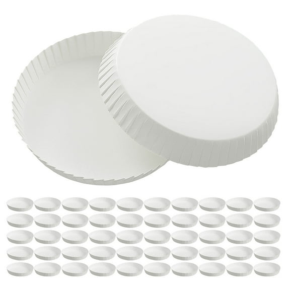 100 Pcs Paper Cup Lid Coffee Mugs Cup Lid Insect Cover for Glass Drink Covers Lids Cup Dust Cover