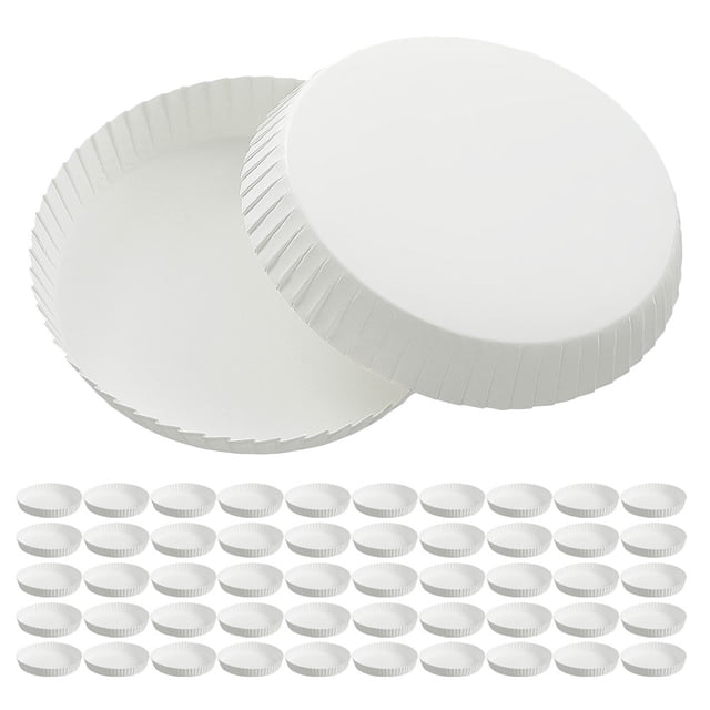 100 tapas desechables para vasos de café, de papel, para bebidas, para viajes, hoteles, cafeterías, etc.