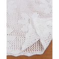 thumbnail image 7 of Cogild Women’s Plus Size Floral Crochet Top Hollow Out Crew Neck Dolman Sleeve Loose Knit Cover up & Casual Shirt L–4XL, 7 of 7