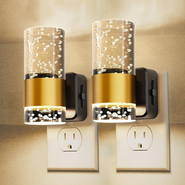 LOHAS Night Lights Plug into Wall, Soft Light LED Night Light with Adjustable Brightness, Plug in NightLight with Auto L