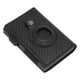 thumbnail image 2 of Tarjetero para tarjeta de crédito con tecnología de seguimiento RFID, billetera para tarjetas, estuche de bolsillo para mujeres, hombres, viajes, fibra de carbono, negro, 2 of 10