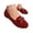 Red, variant on Loafers for Women Suede Trendy Metal Bowknot Slip on Dress Shoes Casual Walking Flats