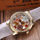 thumbnail image 3 of Reloj de cuarzo para mujer con vendaje de tela con diamantes de imitación y esfera de impresión de moda (blanco), 3 of 4