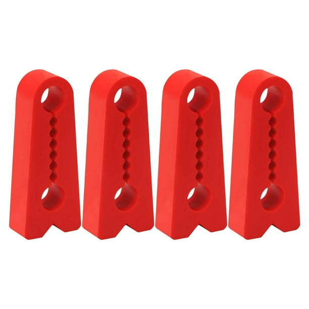 4 almohadillas de silicona para cerraduras de puertas de coche, amortiguadoras y silenciadoras, protección de cerraduras y parachoques.