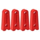 thumbnail image 2 of 4 almohadillas de silicona para cerradura de puerta de coche | Almohadillas protectoras que absorben los impactos y reducen el ruido | 10 x 42 mm, color negro, amarillo y rojo, 2 of 3
