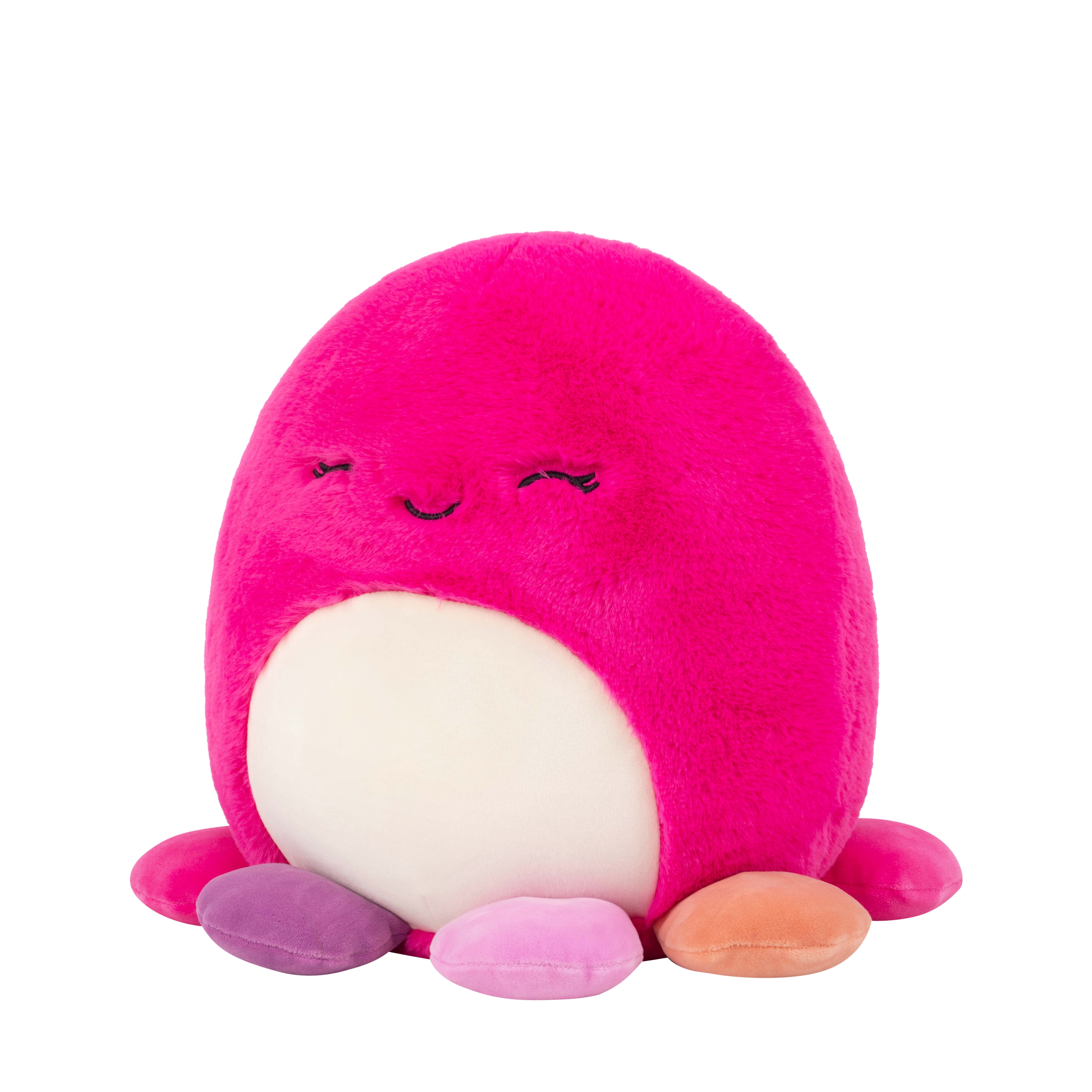 Squishmallows FuzzAMallow Official 5 inch Octavia the Hot Pink Octopus - Child's Ultra Soft Plush Toy