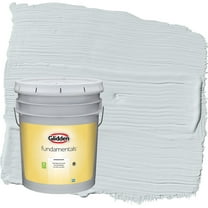 Glidden Fundamentals Tinsel / Gray Semi-Gloss Interior Paint, 5 Gallon