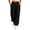 Black(New&Hot), variant on ZHYou No Boundarie Fleece Sweatpants for Women Casual Soft Stretch High Waist Cuffed Leg Loose Fall Winter Pants with Pockets,Black,Size M