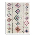 thumbnail image 2 of Soleil BR15A Native Ivory Tribal Moroccan ivory Area Rug, 6'x9', 2 of 9
