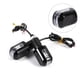 thumbnail image 4 of 1 par de motos 7/8 '' Manillar End 6 LED Luces de giro para motocicleta Luz ámbar para manillar de motocicleta de 18 mm a 22 mm EOTVIA NO, 4 of 6