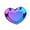 Multicolor, variant on BAETEUY Jewelry Tray Polished Mirror Surface Stainless Steel Heart Shape Ring Necklace Earrings Display Dish Household Supplies