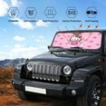 thumbnail image 4 of Hello Kitty Car Windshield Sunshades, Front Windshield Sun Shade, Hardened Sun Visor Shield Cover, Foldable Reflector For Car Truck Suv, Keeps Your Vehicle Cool, 4 of 8