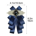 thumbnail image 3 of Aufmer Retro Combined Bow Fashion Accessory Flexible Convertible Design Exquisite Inlay Craft For Daily Party Wedding Formal Outfit Unique Matching, 3 of 5