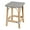 Gray and White Dot, variant on Beaumont Lane Coastal Square 24"H Rattan Counter Stool in White/Black
