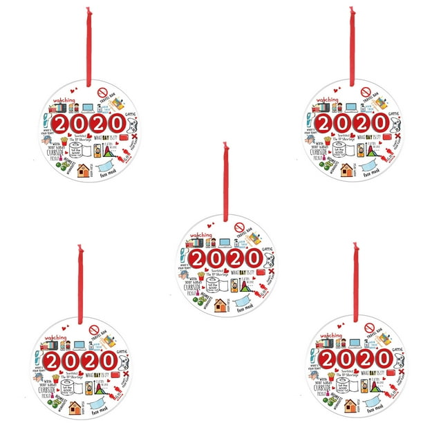 onlyliua para Interior/Exterior Adornos Colgantes con Formas Personalizadas para Decoración Navideña.