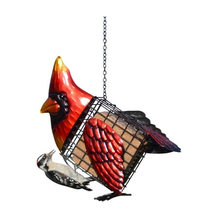 Gift Essentials Cardinal Suet Hanging Bird Feeder Walmart Com